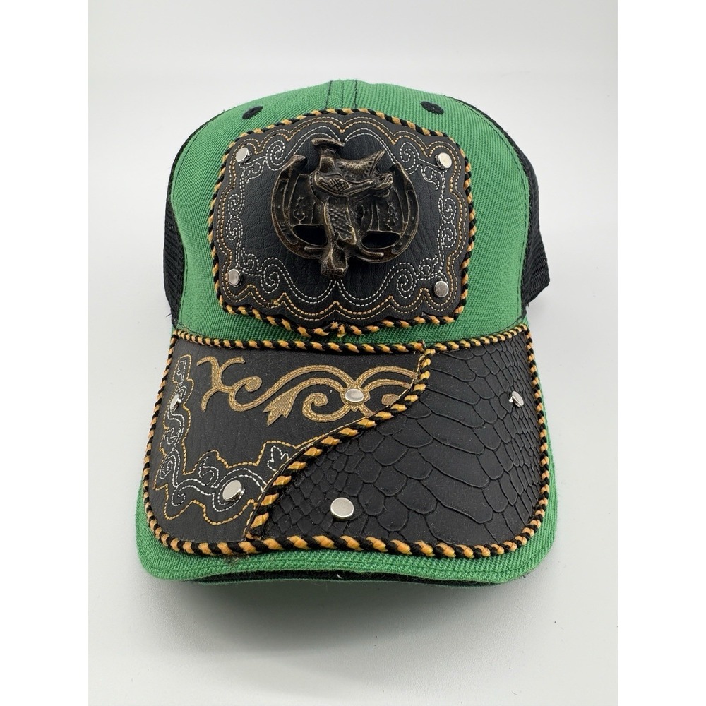Cachucha Gorra Vaquera‎ Montura Western Rodeo Trucker Hat Bling Mexican Cap